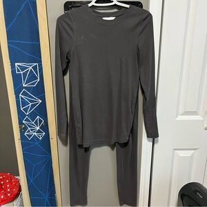 H&M Grey Maternity Top and Legging Set